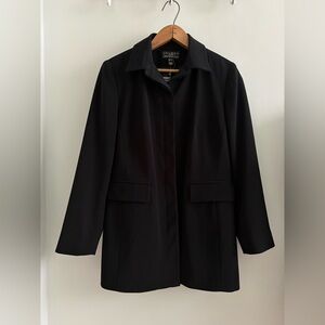 Louben Women’s Black Single-Breasted Blazer Jacket US 4P NWT